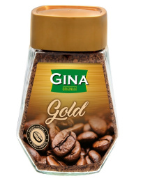 Gina Gold Instant Coffee Glass Jar 200g