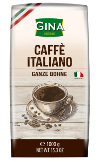 Gina Coffee Italiano Coffee Beans 1kg 
