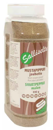 Sallisella Black Pepper Ground 440g