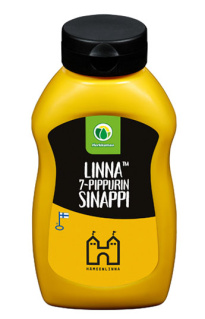 Herkkumaa Linna 7-Pepper Mustard 300g