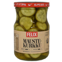 Felix pickled cucumber slices 560g/300g sliced ??cucumbers in a spiced broth