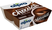 Alpro soya pudding 4x125g Dark chocolate     