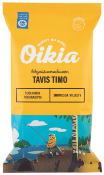Oikia Tavis Timo Salted potato chips 250g