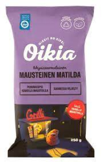 Oikia Spicy Matilda potato chips 250g