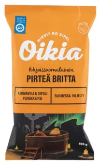 Oikia kermaviili onion potato chips 100g
