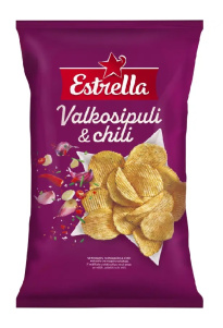 Estrella chips garlic chili 275g