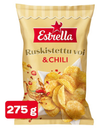 Estrella Browned Butter & Chili chips bag 275g