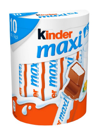 Kinder Maxi milk chocolate 10 pcs 210g 
