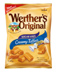 Werther's Original Creamy Toffee sugar-free 80g 
