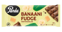 Panda milk chocolate bar with banana fudge 145g