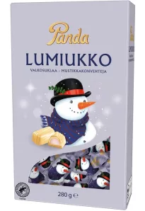 Panda Snowman white chocolate 280g