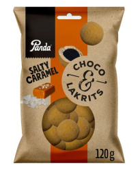 Panda Choco & Licorice salty caramel 120g