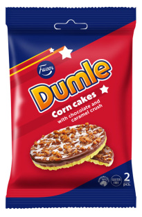 Fazer Dumle corn cakes 2-pack 33g 