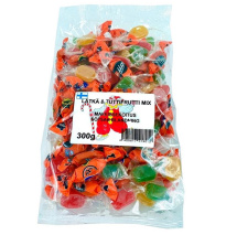 Finnsweet Lätkä & Tuttifrutti 300g salmiakin and fruit-flavored sweets