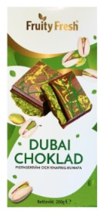 FruityFresh Dubai chocolate 200g