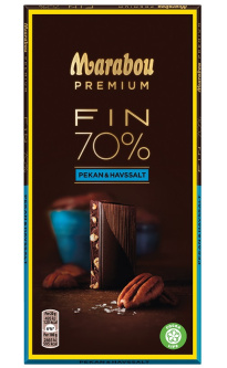 Marabou premium sea salt pecan 100g