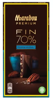 Marabou premium sea salt pecan 100g 