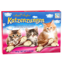 Maître Truffout Milk & White Chocolate Catfingers 100g