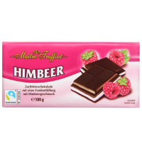 Maître Truffout Dark Chocolate-Raspberry Cream 100g