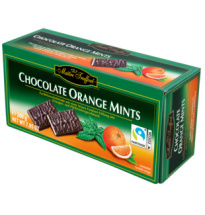Maître Truffout Dark Chocolate Thin Mint-Orange 200g