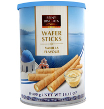 Feiny Biscuits Wafer Rolls With Vanilla Flavoured Cream 400g