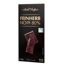 Maître Truffout Premium Extra Dark Chocolate 80% 100g