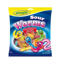 Woogie Sour Worms 250g