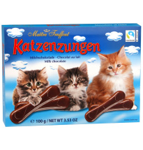 Maître Truffout Milk Chocolate Catfingers 100g