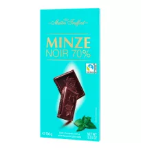 Maître Truffout Dark Chocolate 70% With Mint Flavour 100g