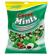 Peppermint candies with cocoa filling 150g
