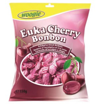 Woogie eukalyptus-cherry candies 150g