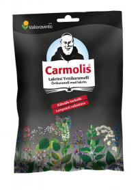 Carmolis Caramel Licorice 72g