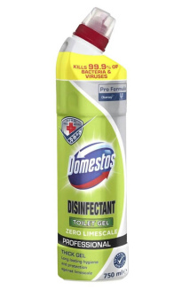 Domestos Toilet Gel Disinfectant Zero Limescale 750 ml 