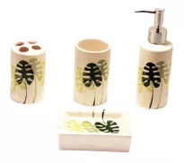 Bathroom set, ceramics 4 pcs