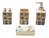 Bathroom set, ceramics 4 pcs