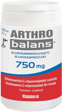 Arthrobalans 750 mg Glukosamiini 180 TRE