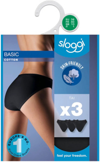 Sloggi Tai Basic naisten alushousut 3TRE