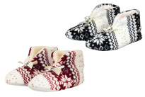 Women home slippers 36-41 white/red