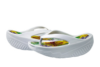 Women's flip flops white. 37-41