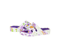 Women's Clogs, purple flowers k.36-41