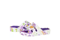 Women's Clogs, purple flowers k.36-41