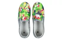 Women's walking flowers green 36-41