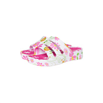 Women summer clogs 36-41 pink/flowers
