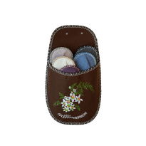gift slippers 5 pcs /flowers one size brown