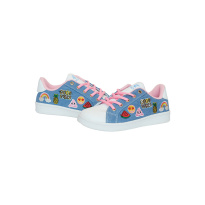 Kid's sneakers 30-35 white/denim