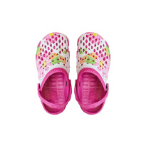 Kids clogs 24-29 pink flowers