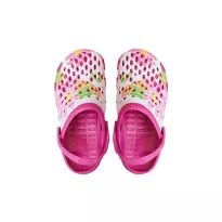 Kids clogs 24-29 pink flowers
