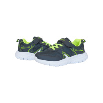 Kid's sneakers 28-33 gray/yellow