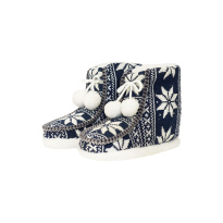 Women home ankle slippers 36-41 blue