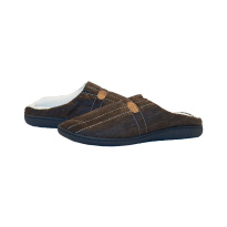 Men home slippers 41-46 brown